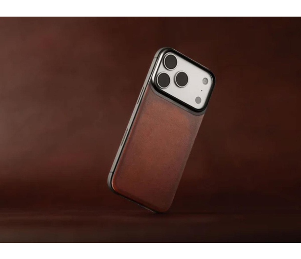 Nomad Magnetic Leather Back iPhone 18 Pro / 17 Pro MagSafe (olde d - 1586591 - zdjęcie 5